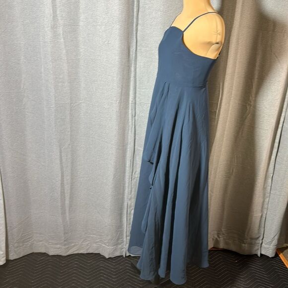 B X Z Elegant Blue Sleeveless Dress - Picture 11 of 12
